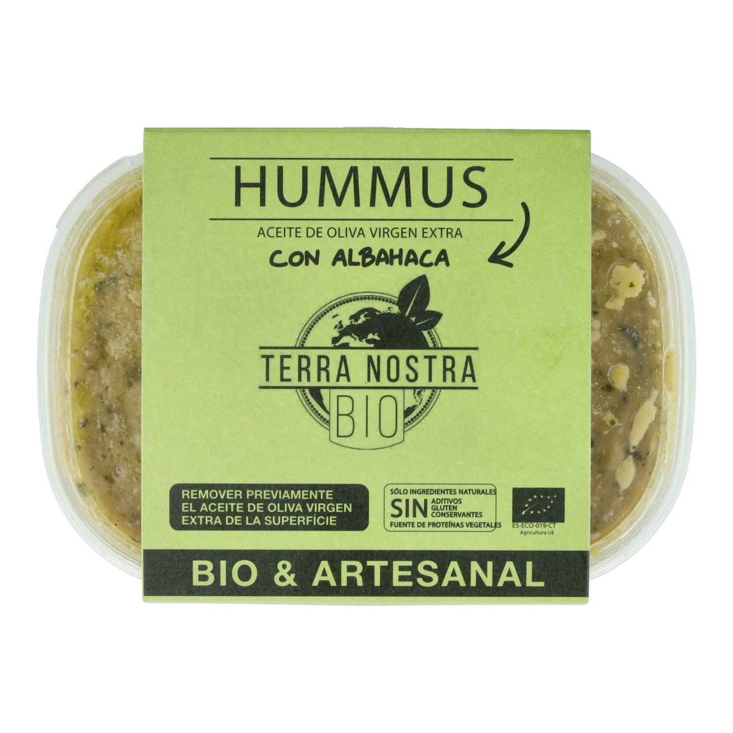 HUMMUS BIO ALBAHACA 200 G