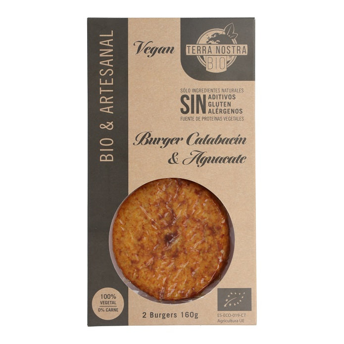 DUO-BIO HAMBURGUESA DE CALABACÍN Y AGUACATE 2X80G