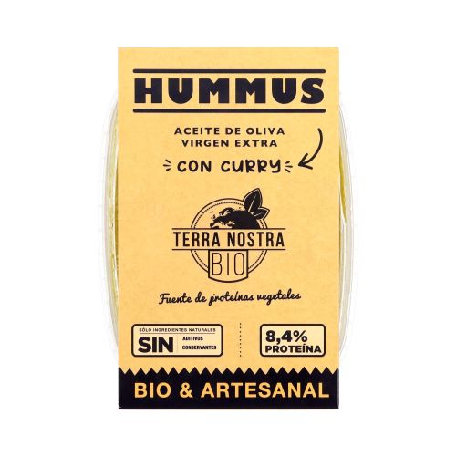 HUMMUS CURRY BIO 200 GR